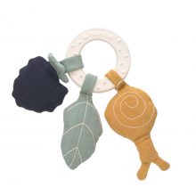 Teether “Ring” Natural Rubber Snail