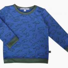 Baby Sweatshirt mit Dinodruck