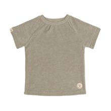 Frottee T-Shirt Kinder – Oliv