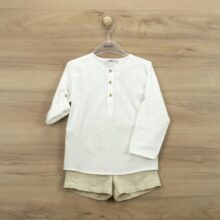 SET WITH SHORTS AND SHIRT LINEN