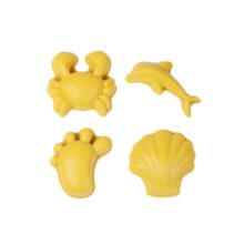 Scrunch-moulds, set of 4, SC, Pastel Yellow