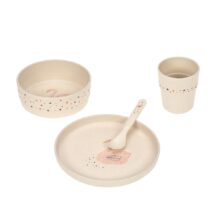 Dish Set PP/Cellulose Little Water Swan