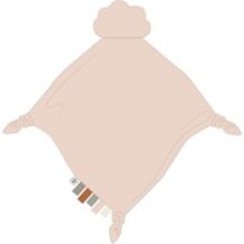 Muslin Baby Comforter GOTS Cloud powder pink