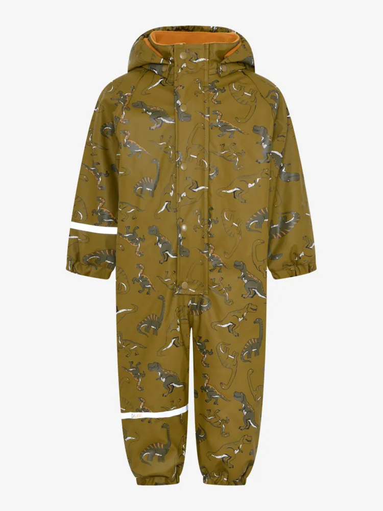 Rainwear Suit -AOP, w.fleece Nutria