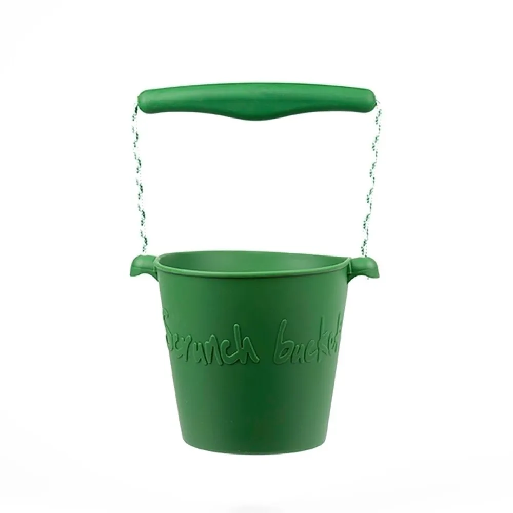 Scrunch-bucket – dark moss green